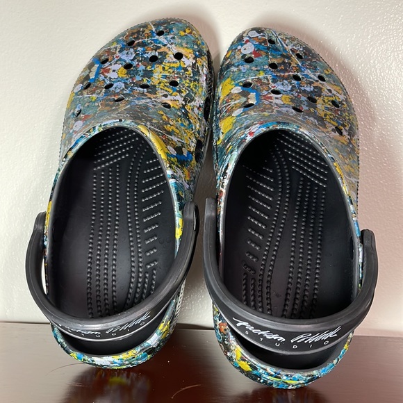 CROCS - RARE Jackson Pollock edition!! Ladies 10 - Picture 4 of 7